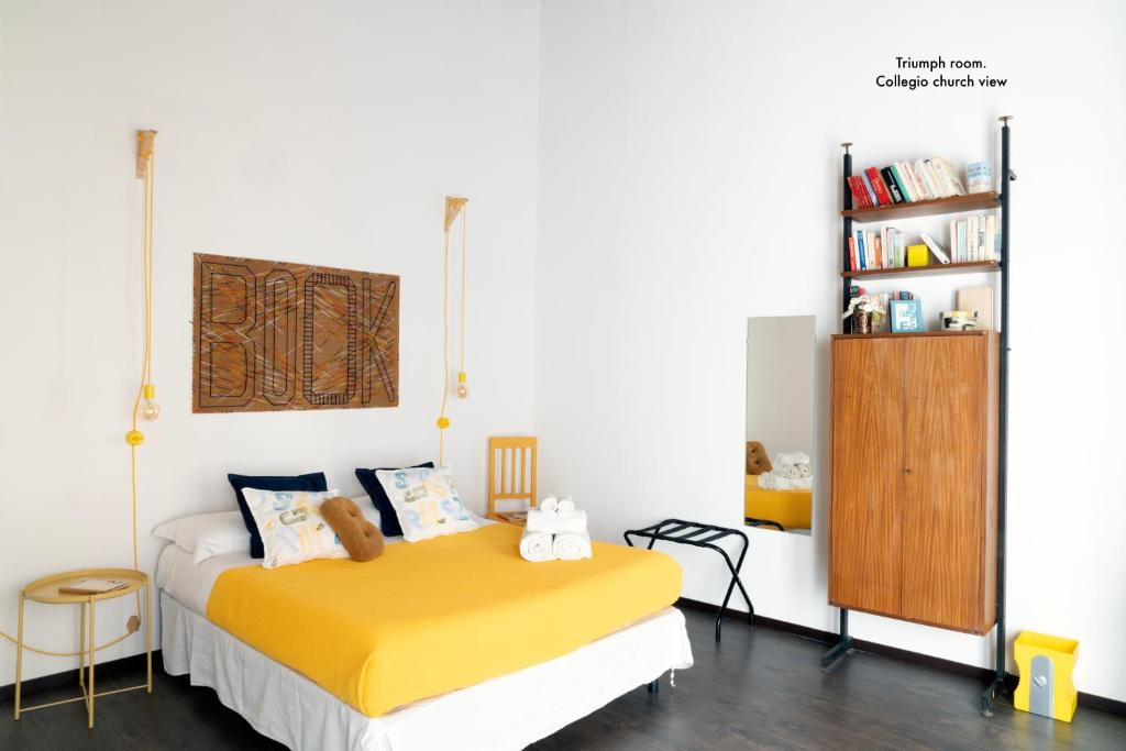 Ένα ή περισσότερα κρεβάτια σε δωμάτιο στο Casa VerbaVolant