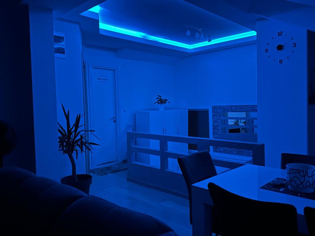 TV a/nebo společenská místnost v ubytování Vila Veljković - Sobe & apartmani " Ljupče "