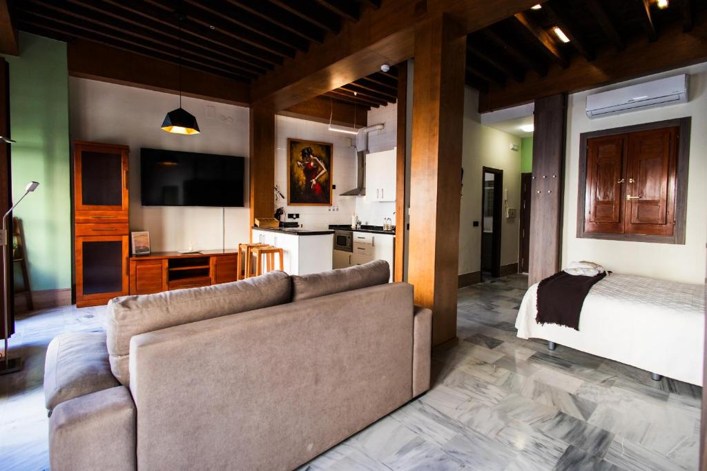 Posedenie v ubytovaní Apartamentos Reyes Católicos