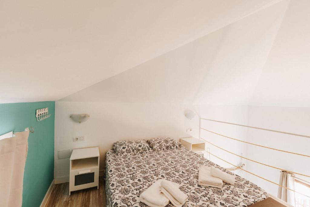 Postel nebo postele na pokoji v ubytování Casa Mimi vista piscina