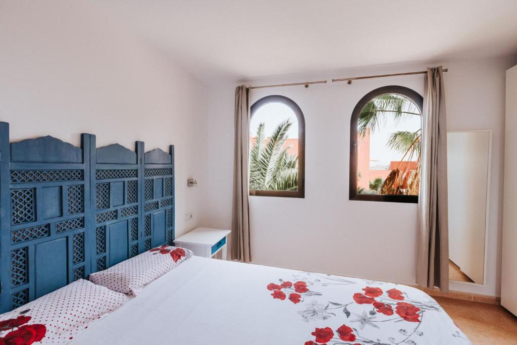 Postel nebo postele na pokoji v ubytování Casa Mimi vista piscina