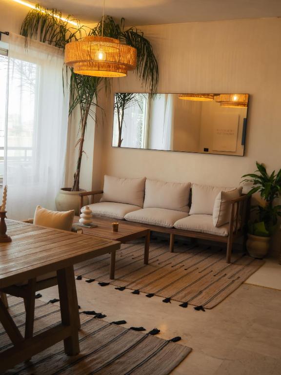 Posezení v ubytování Taga Suites