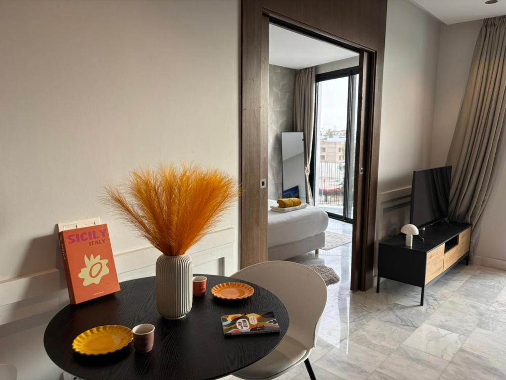 Photo de la galerie de l'établissement Maya Suites - Studio raffiné, Vue sublime, à Casablanca