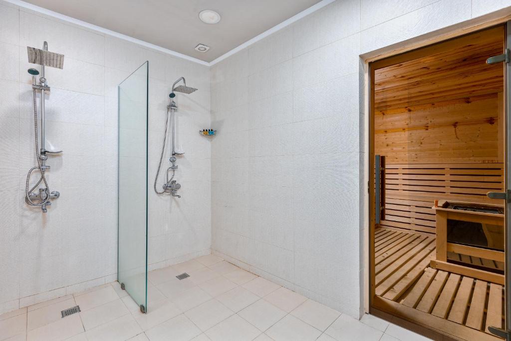Koupelna v ubytování Alpine Lounge Boutique Hotel