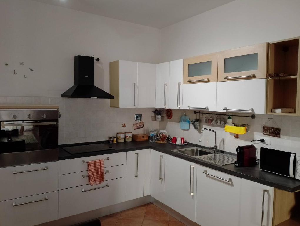 Kuchyň nebo kuchyňský kout v ubytování Cinnamon House