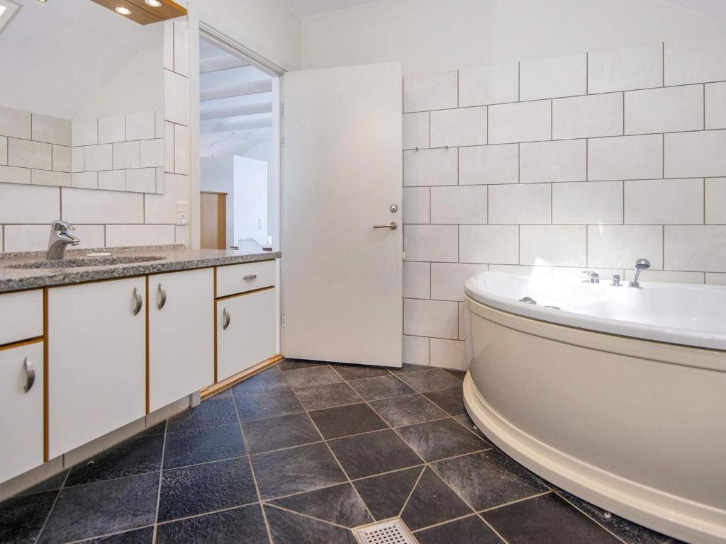 Koupelna v ubytování Apartment Glesborg