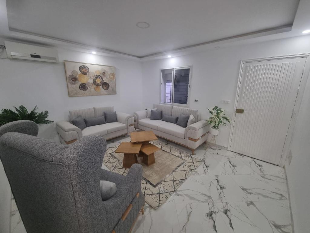 Posezení v ubytování Appartement hannibal