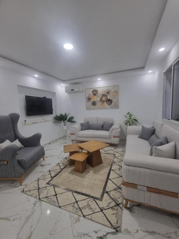 Posezení v ubytování Appartement hannibal
