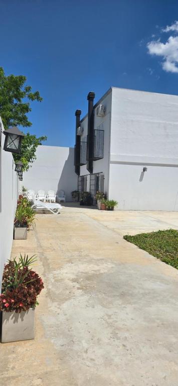 Bygningen som lejligheden ligger i