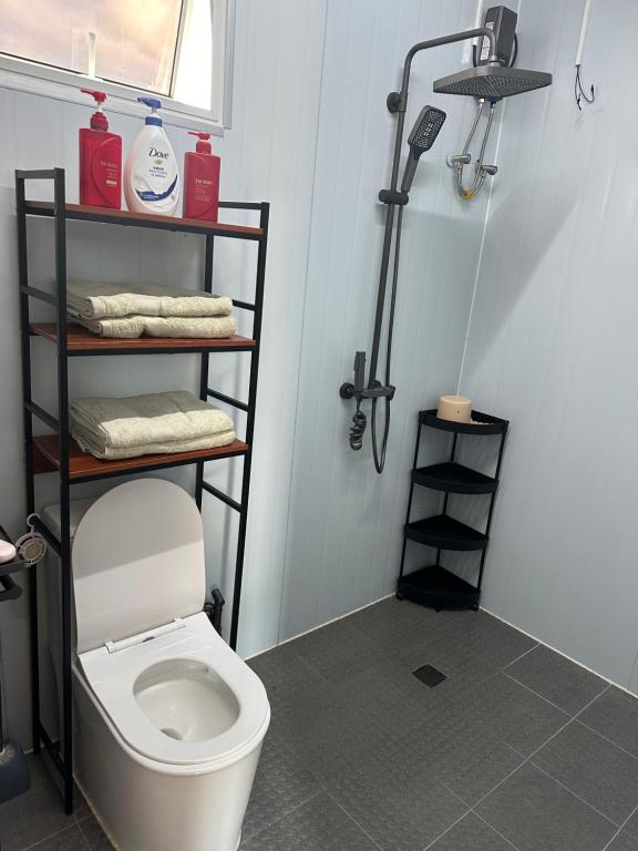 Koupelna v ubytování U Cube Staycation