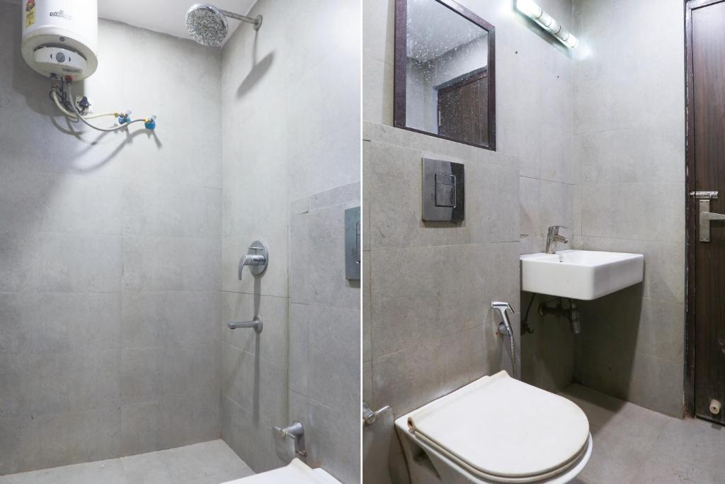 Koupelna v ubytování Super Hotel O S J Residency