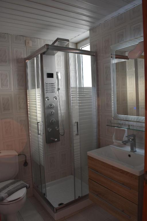 Koupelna v ubytování Xenios Zeus Hotel