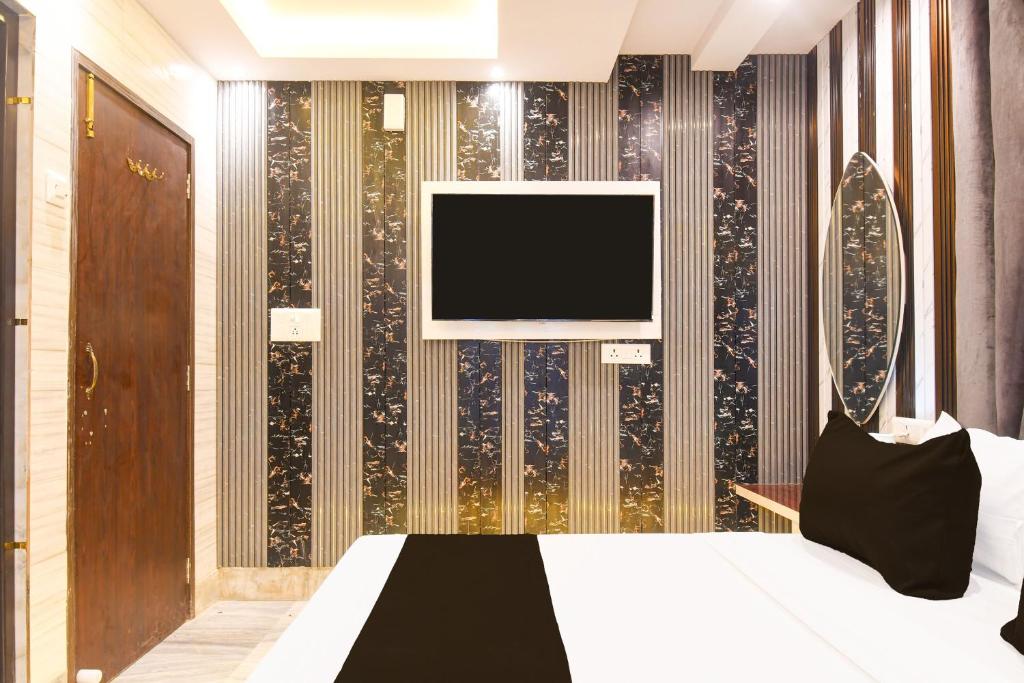 TV a/nebo společenská místnost v ubytování Super Hotel O HAVEN INN