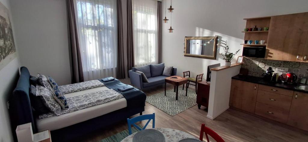 Kuchyňa alebo kuchynka v ubytovaní M37 Apartman