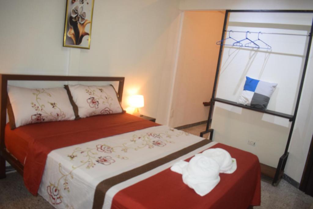 Postel nebo postele na pokoji v ubytování B&B Il Padrino
