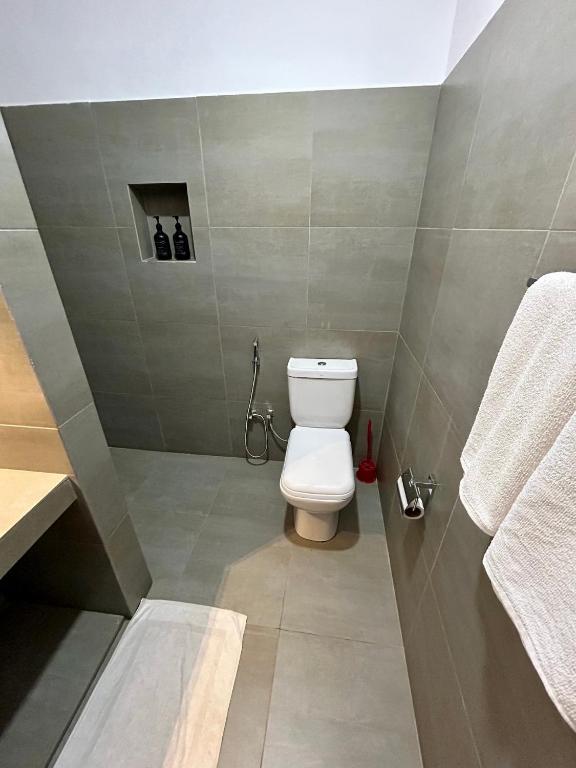 Koupelna v ubytování Reef Bungalow Hotel