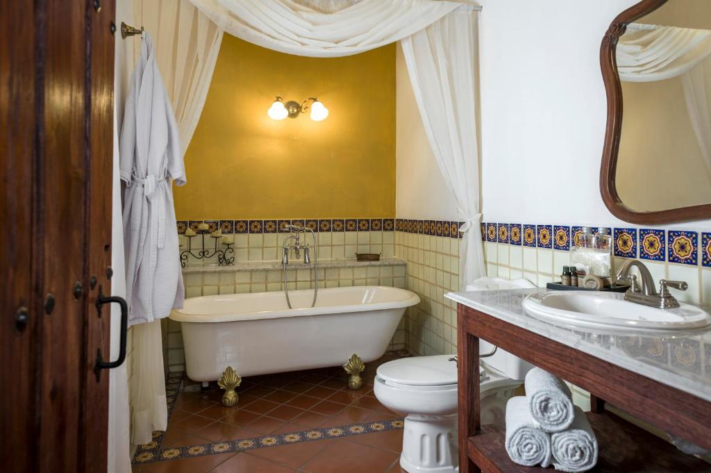Koupelna v ubytování Hotel Tapalpa de Mis Amores