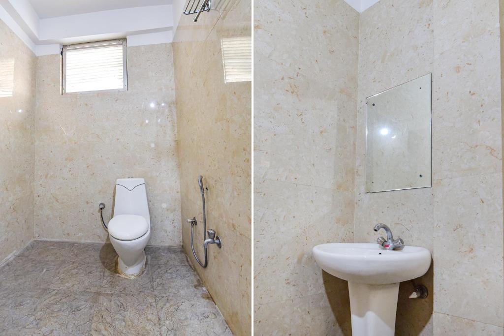 Koupelna v ubytování FabHotel Prem Bihari
