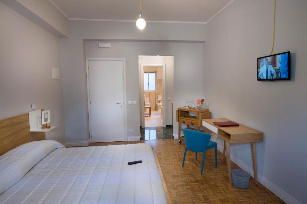 Postel nebo postele na pokoji v ubytování Ciauru Design B&B