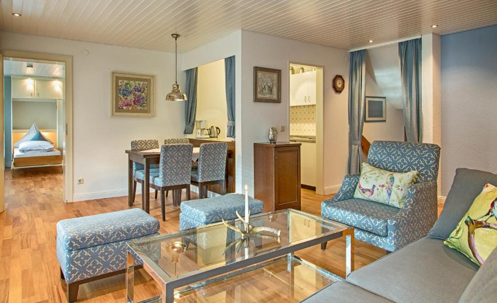 Posezení v ubytování Ferienresort am Mattenweg
