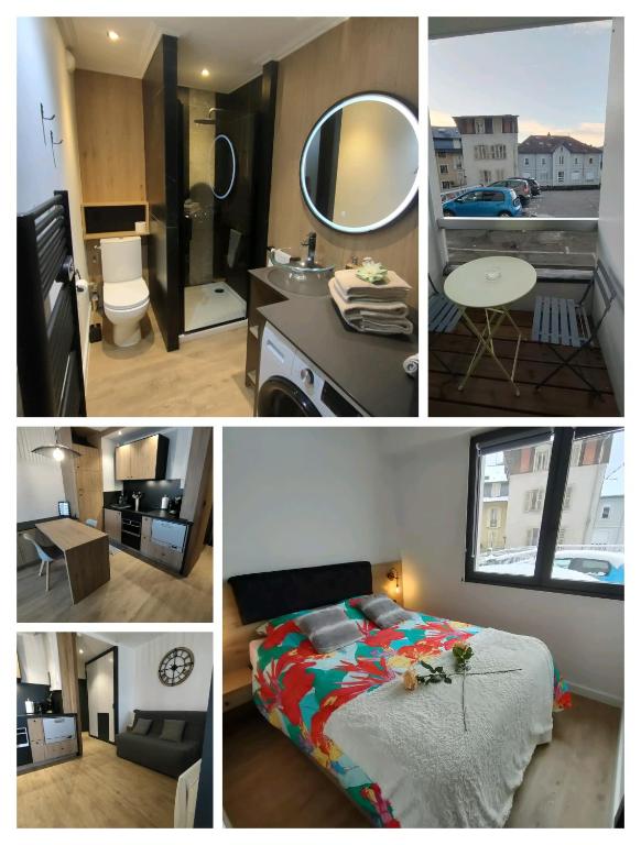 Kuchyňa alebo kuchynka v ubytovaní Magnifique 3 étoiles en hyper centre avec place privée