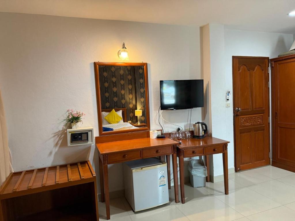 Kuchyň nebo kuchyňský kout v ubytování Royal Sweet Hotel