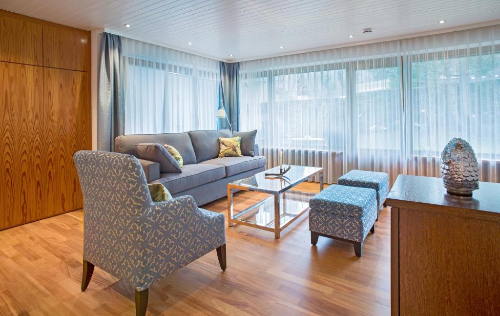 Posezení v ubytování Ferienresort am Mattenweg