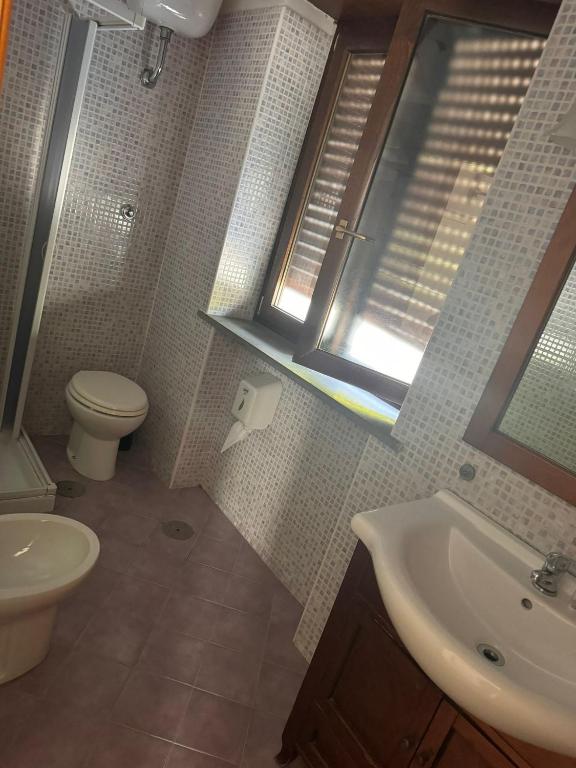 Koupelna v ubytování Hotel VistaMare