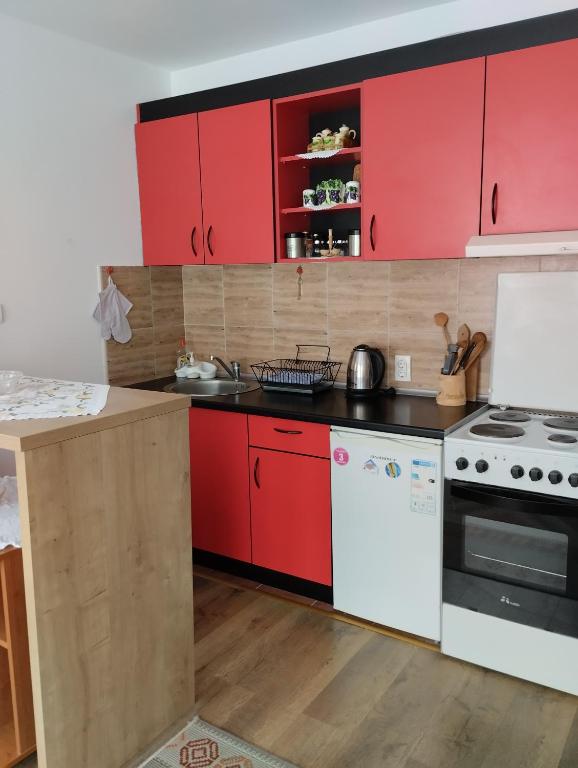 Kuhinja ili čajna kuhinja u objektu Apartmani Bogdanović