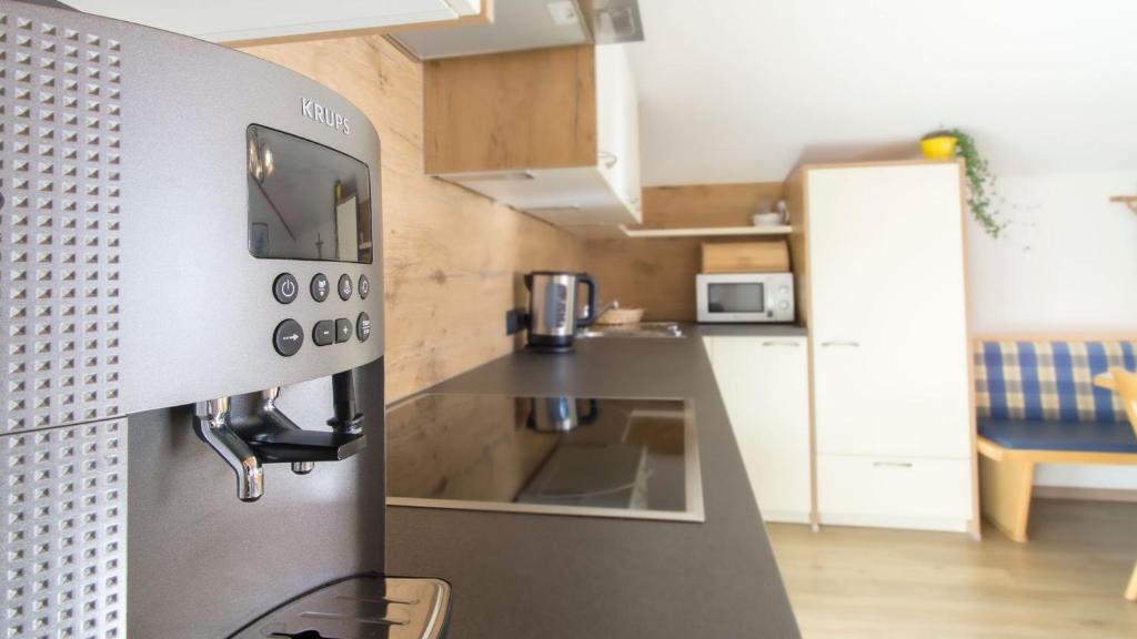 Kuchyň nebo kuchyňský kout v ubytování Haus Gleinser - Neustift im Stubaital