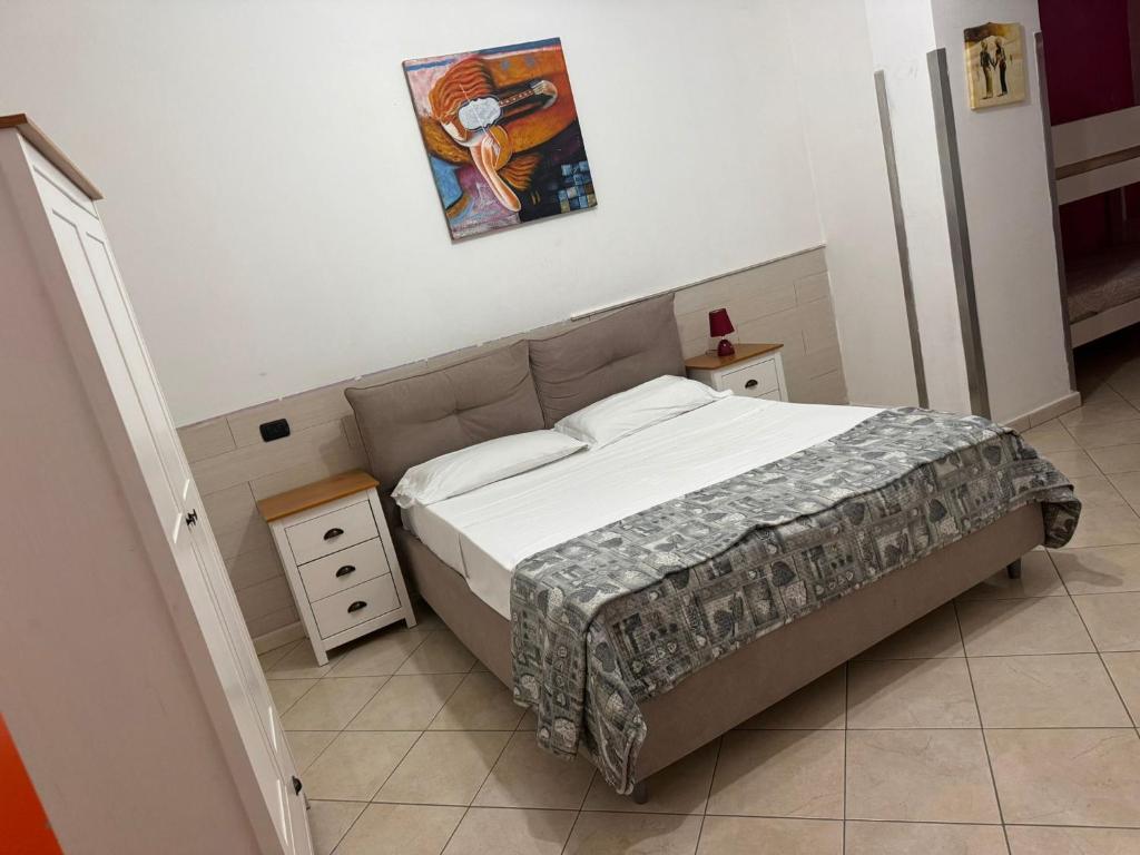Postel nebo postele na pokoji v ubytování Hotel VistaMare