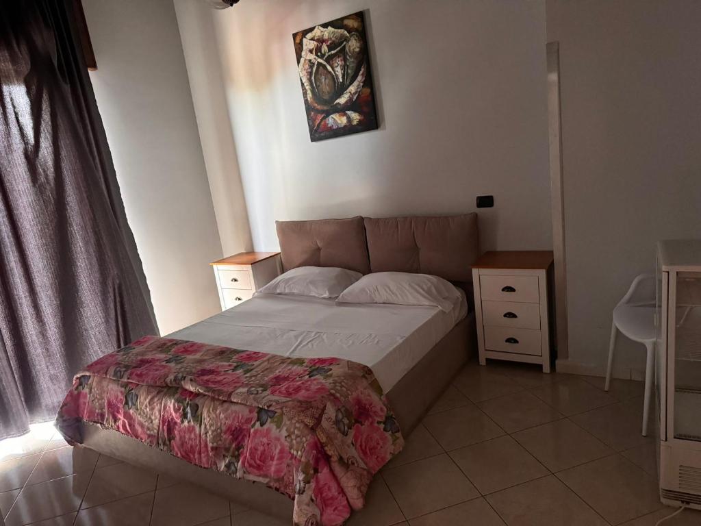 Postel nebo postele na pokoji v ubytování Hotel VistaMare