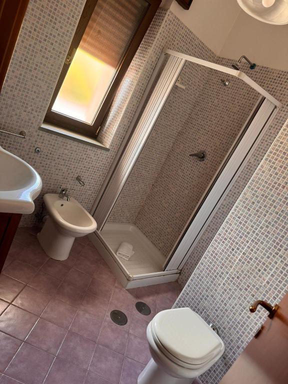 Koupelna v ubytování Hotel VistaMare