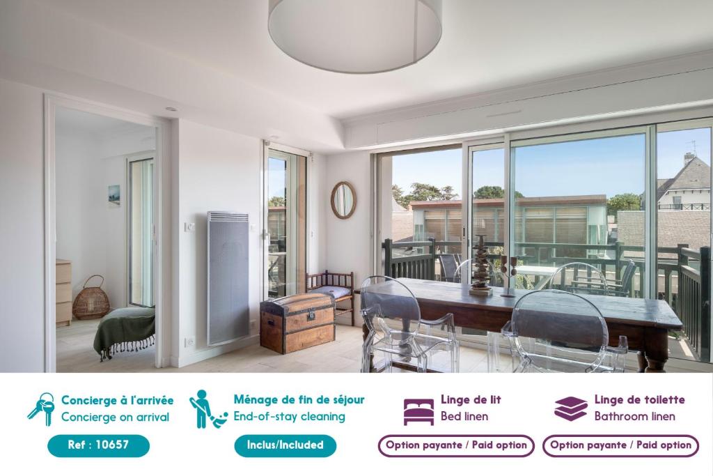 À 500m de la plage, appartement pour 7 - Appartement