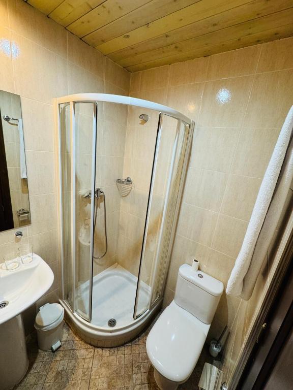 Koupelna v ubytování Hostal Nau Pradets