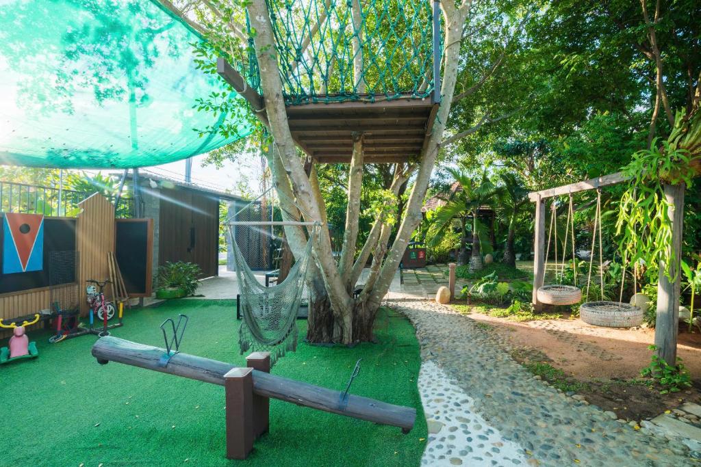 Vườn quanh Eco House Villa