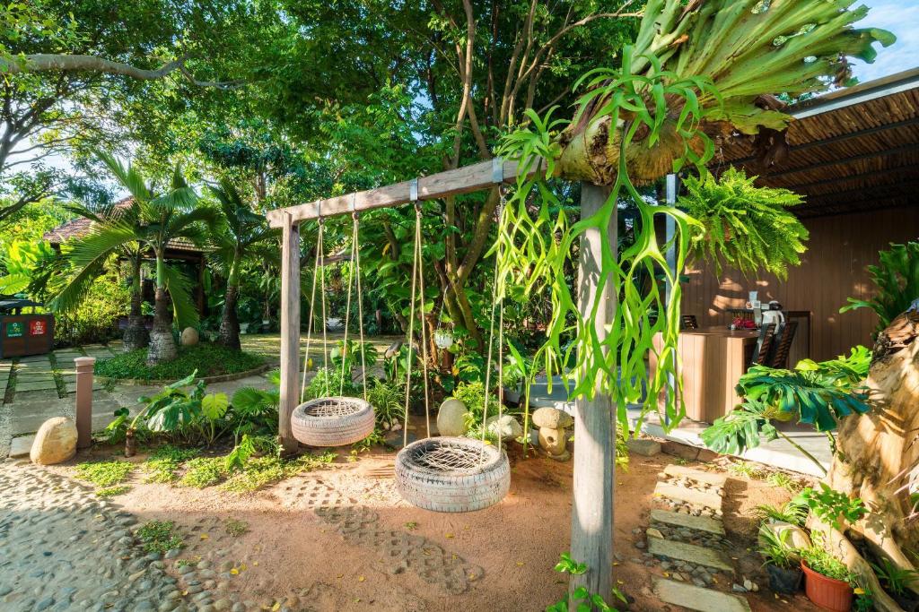 Vườn quanh Eco House Villa