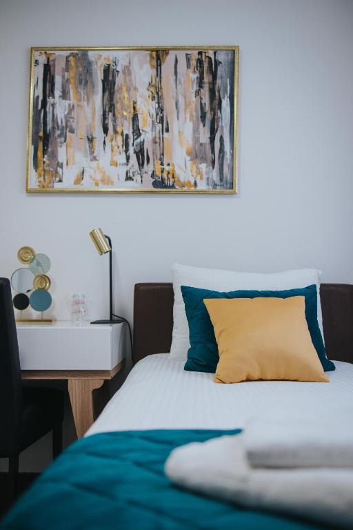 Postel nebo postele na pokoji v ubytování Hotel Brcko Gas Doboj