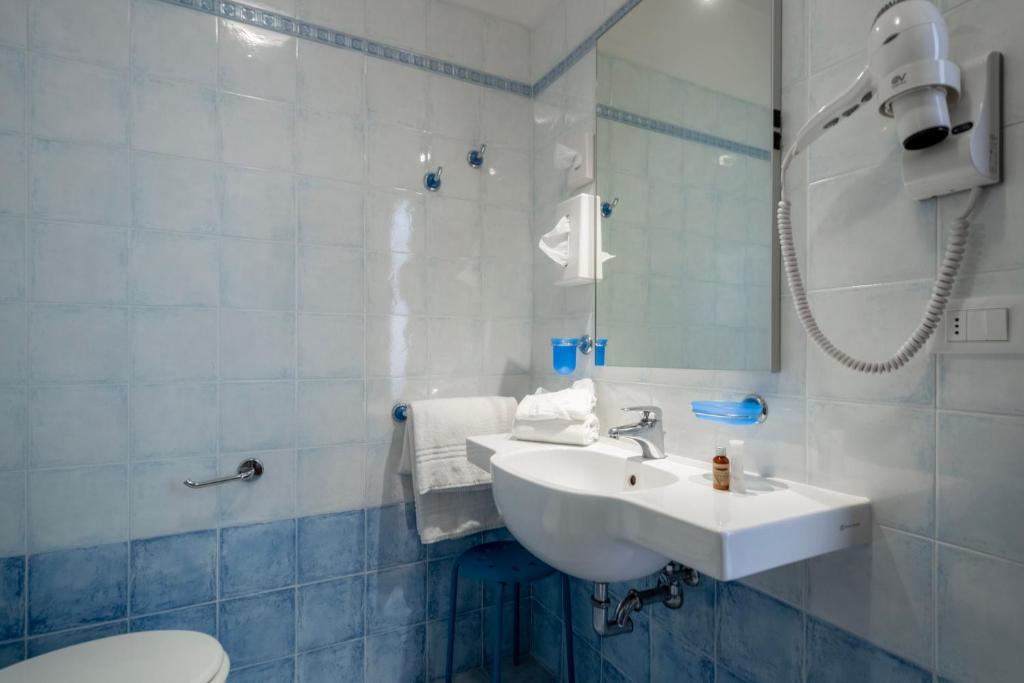 Koupelna v ubytování Hotel Caracas