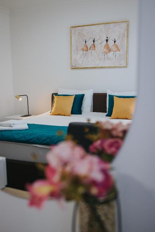 Postel nebo postele na pokoji v ubytování Hotel Brcko Gas Doboj