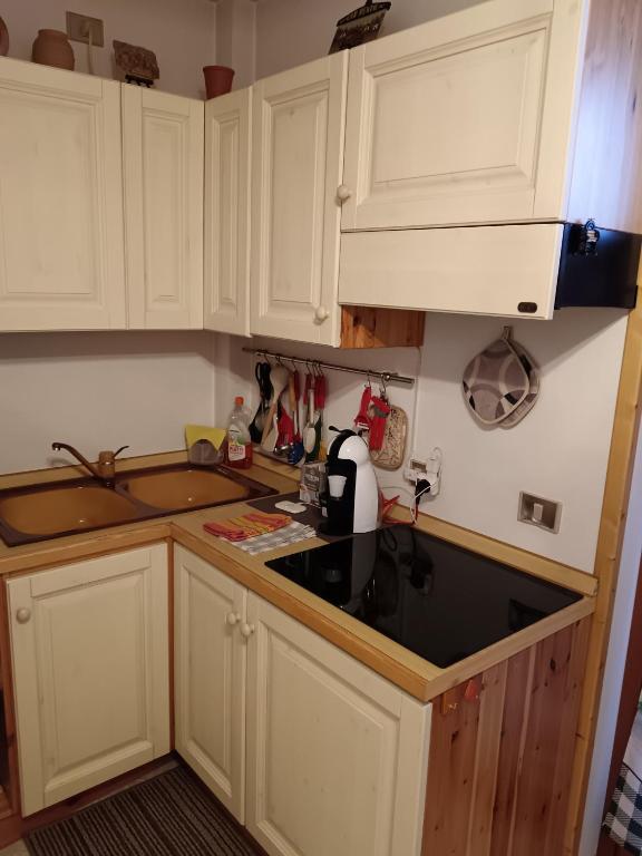 Kuchyň nebo kuchyňský kout v ubytování residence orione