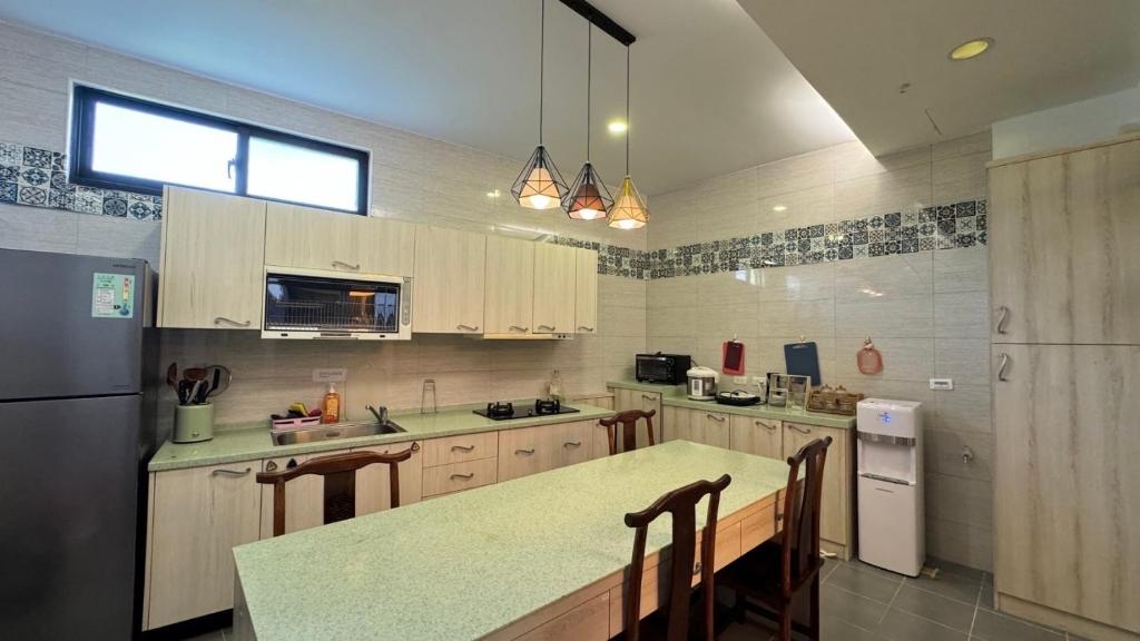 Dapur atau dapur kecil di 禾夏民宿Her Shot Inn