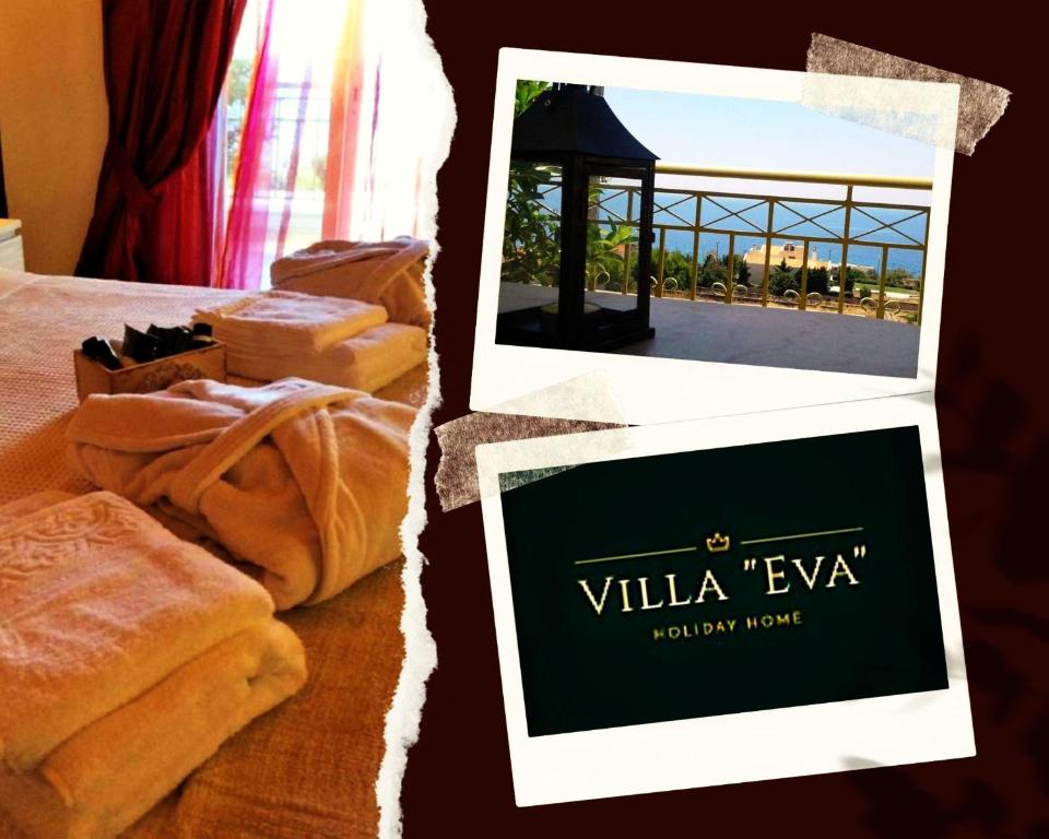 Ένα ή περισσότερα κρεβάτια σε δωμάτιο στο Villa "Eva" - Entire Beachfront Holiday Home - 4S