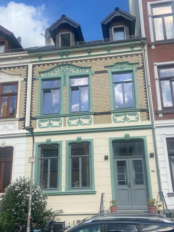Bygningen som lejligheden ligger i