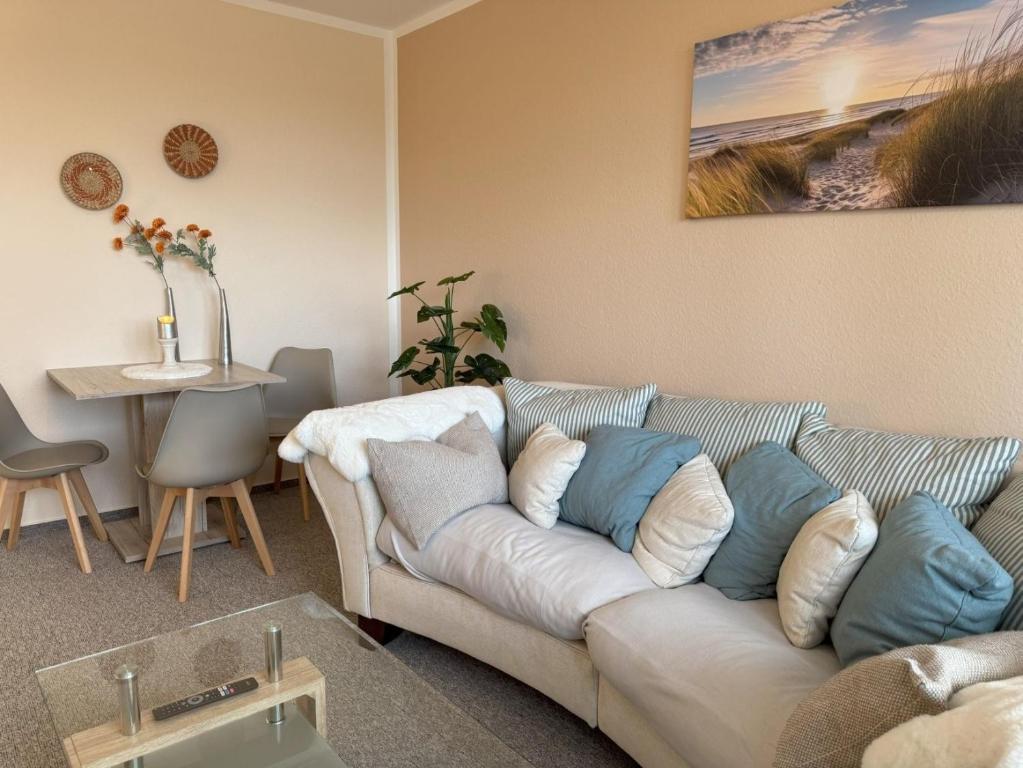 Χώρος καθιστικού στο Beckers Gästewohnung
