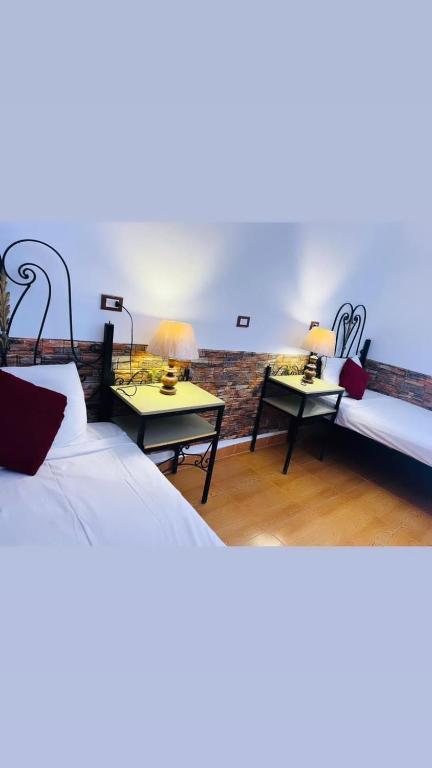 sphinx resort dahab客房内的一张或多张床位