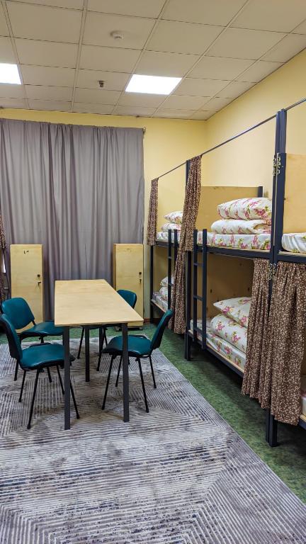 Postel nebo postele na pokoji v ubytování Sun Hostel