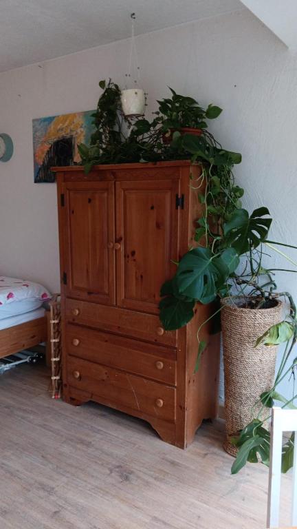 Postel nebo postele na pokoji v ubytování Haus oberotterbach