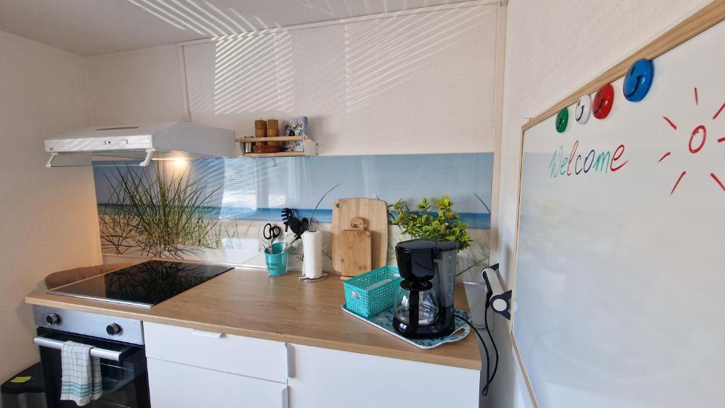 Kuchyň nebo kuchyňský kout v ubytování homy Bludenz Downtown Suites
