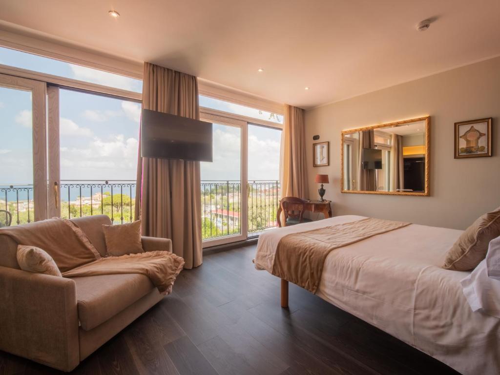 Postel nebo postele na pokoji v ubytování Hotel Central Wellness